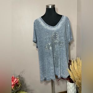 Jersey Knit Graphic Top